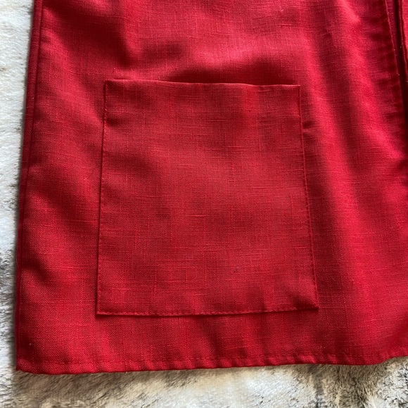 Vintage Huntington straight line blazer, Red, single stitching, - Picture 4 of 9